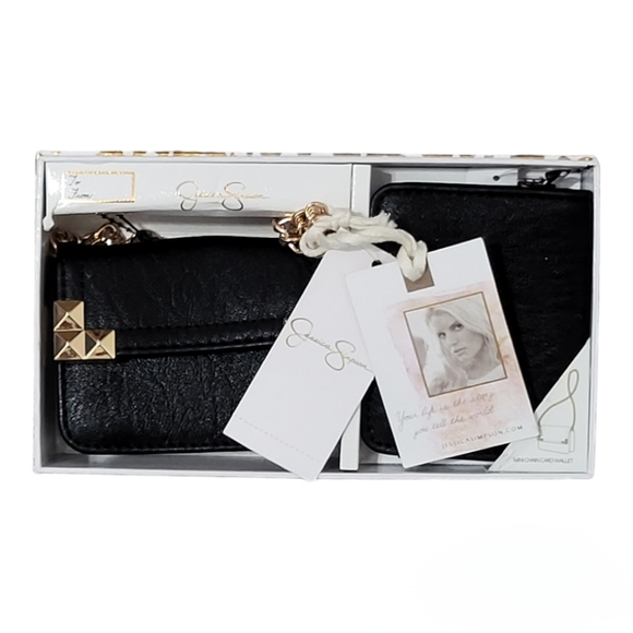Jessica Simpson mini chain card wallet, Gift box - Picture 4 of 10